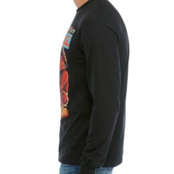 Notorious BIG Biggie Long Sleeve Black Graphic Tee - Picture 2 of 3